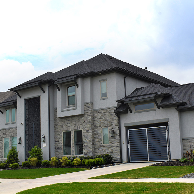 A portrait of a modern home in Houston, Texas