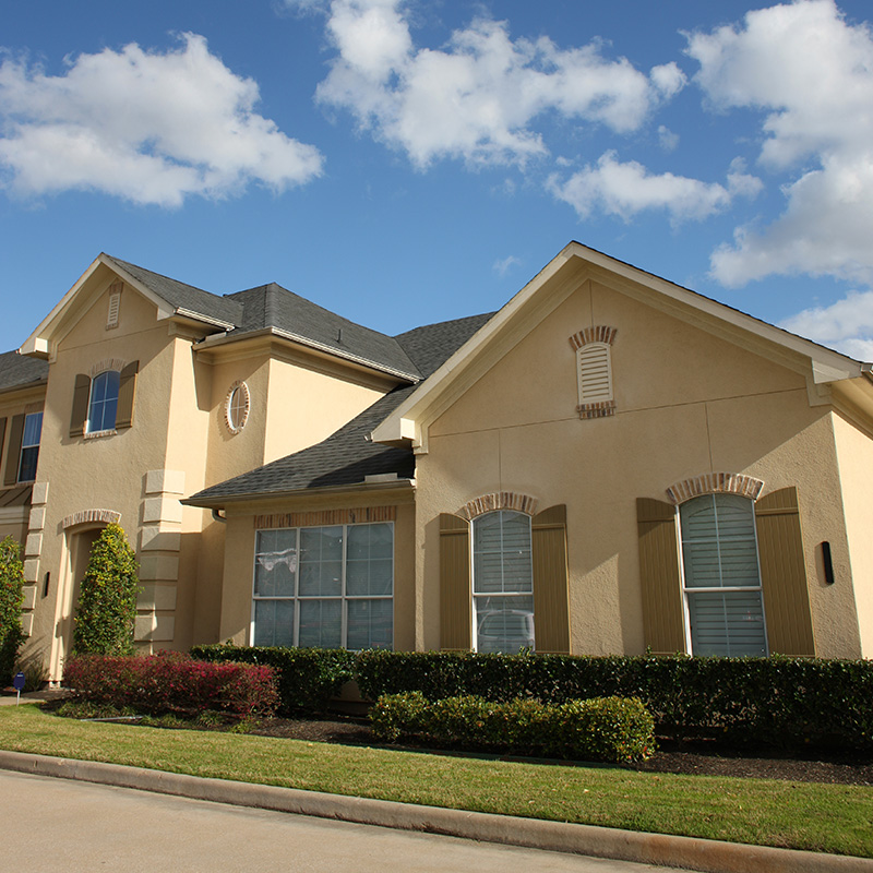 Newly built townhomes